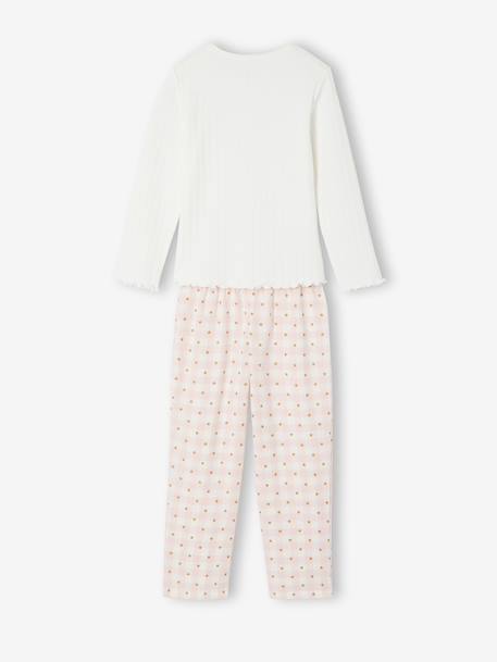 Pyjamas with trousers for girls pale pink - vertbaudet enfant 