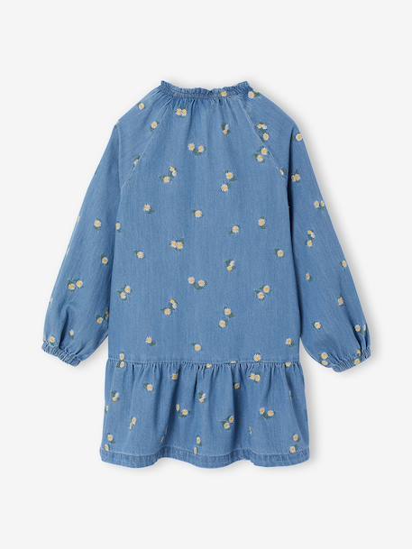 Dress for girls denim blue - vertbaudet enfant 