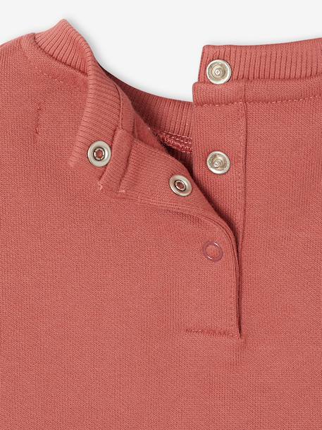 Sweat bébé manches longues terracotta - vertbaudet enfant 