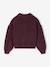 Cardigan with jewel buttons for girls plum - vertbaudet enfant 