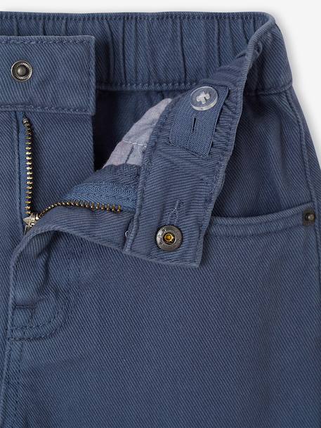 Cargo trousers for boys denim blue+olive - vertbaudet enfant 