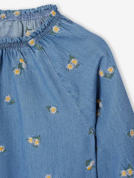 Dress for girls denim blue - vertbaudet enfant 
