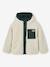 Reversible hooded jacket for boys fir green+grey blue - vertbaudet enfant 