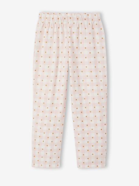Pyjamas with trousers for girls pale pink - vertbaudet enfant 