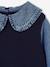 2-in-1 jumper for girls navy blue+tomato red - vertbaudet enfant 