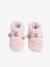 Chaussons montants enfant beige imprimé+rose - vertbaudet enfant 