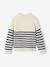 Jumper for girls ecru+navy blue - vertbaudet enfant 