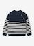 Jumper for girls ecru+navy blue - vertbaudet enfant 