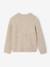 Long-sleeved cable knit jumper for boys marl beige - vertbaudet enfant 