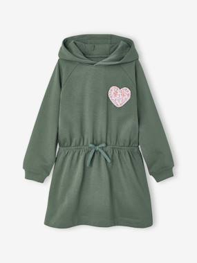 Fille-Robe courte à capuche fille