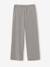 Tailored trousers for girls marl grey+navy blue - vertbaudet enfant 