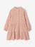 Polka Dot Dress in Cotton Gauze for Girls fir green+pecan nut+plum+sage green - vertbaudet enfant 