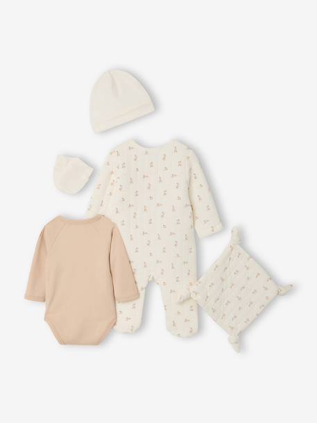 6-piece set for newborn ecru - vertbaudet enfant 