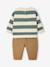 Set sweatshirt and trousers for baby emerald green - vertbaudet enfant 