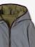 Blouson réversible garçon à capuche kaki - vertbaudet enfant 