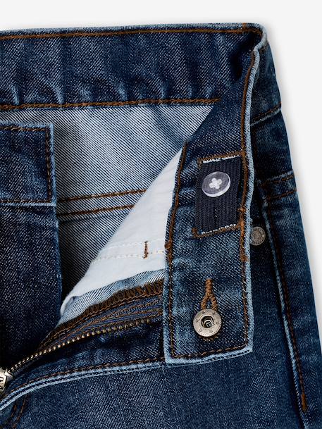Jean battle indestructible morphologie medium denim brut+denim gris - vertbaudet enfant 