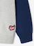 Zip-up cardigan with high neck for boys marl grey - vertbaudet enfant 