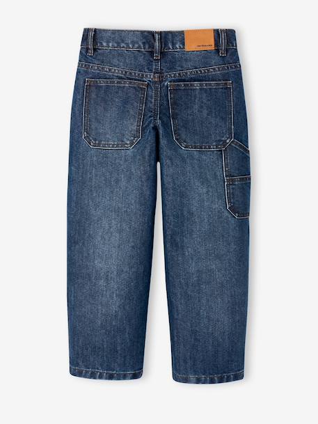 Jean battle garçon morphologie medium denim brut+denim gris - vertbaudet enfant 