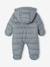 Padded pramsuit for newborn boys sage green - vertbaudet enfant 
