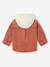Hooded overshirt for baby terracotta - vertbaudet enfant 