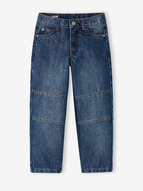 Jean battle indestructible morphologie medium denim brut+denim gris - vertbaudet enfant 