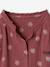 Cotton Gauze Shirt for Girls chambray blue+ecru+mauve+printed white - vertbaudet enfant 