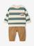 Ensemble bébé garçon sweat et pantalon vert émeraude - vertbaudet enfant 