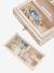 Metal trunk jewellery box vanilla - vertbaudet enfant 