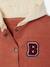 Hooded overshirt for baby terracotta - vertbaudet enfant 