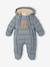 Padded pramsuit for newborn boys sage green - vertbaudet enfant 
