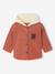 Hooded overshirt for baby terracotta - vertbaudet enfant 