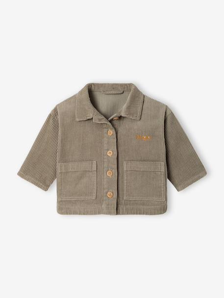 Shirt overshirt and T-shirt set for baby khaki - vertbaudet enfant 