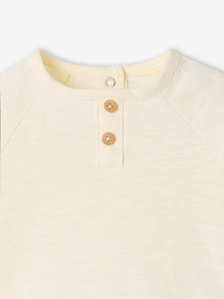 Ensemble surchemise et T-shirt bébé personnalisable khaki - vertbaudet enfant 