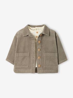 Ensemble surchemise et T-shirt bébé personnalisable - vertbaudet enfant Bébé-T-shirt, sous-pull-Ensemble surchemise et T-shirt bébé personnalisable