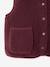 Sleeveless Sherpa Jacket for Girls blush+plum+vanilla - vertbaudet enfant 