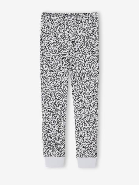 Pack of 2 pyjamas for girls marl grey - vertbaudet enfant 