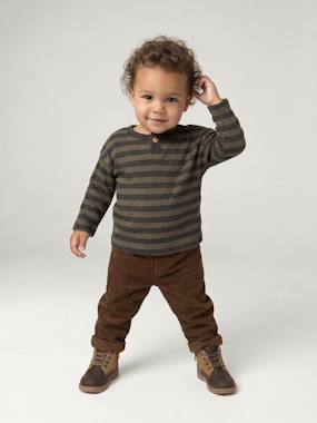 Pantalon bébé en velours côtelé - vertbaudet enfant