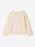 Pull fille personnalisable beige chiné+framboise+mandarine+marine+pivoine+vert de gris - vertbaudet enfant 
