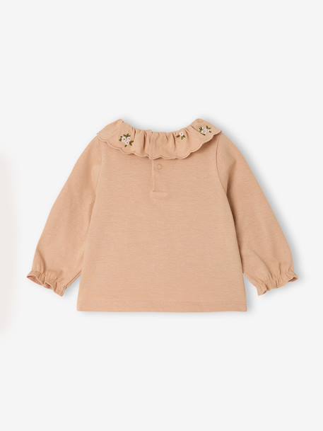 T-shirt manches longues bébé fille blush - vertbaudet enfant 