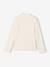 Roll-neck top for girls ecru+old rose - vertbaudet enfant 