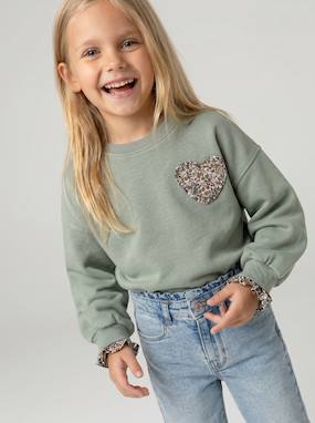 Sweat fille - vertbaudet enfant