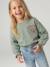 Sweatshirt for girls grey green - vertbaudet enfant 