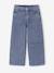 Wide-leg trousers in girls' colours grey blue+rose - vertbaudet enfant 