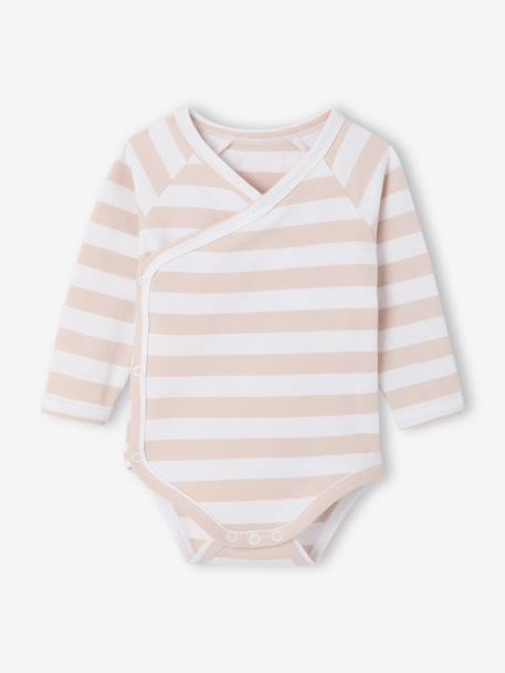 Ensemble 4 pièces bébé garçon beige chiné - vertbaudet enfant 