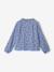 Cotton Gauze Shirt for Girls chambray blue+ecru+printed white - vertbaudet enfant 