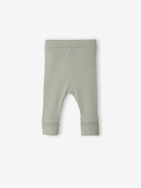 Legging bébé naissance évolutif beige+brun+marine+ROSE CLAIR UNI+rose pâle+vert sauge - vertbaudet enfant 