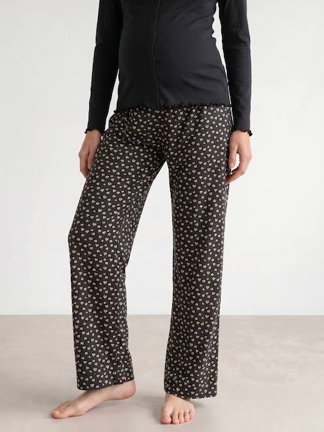 Nursing Special Pyjamas anthracite+night blue - vertbaudet enfant 