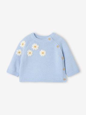 -Pull naissance ouverture côté