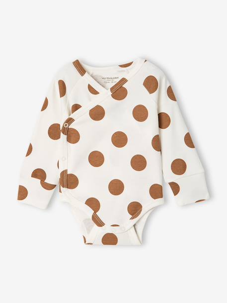 Lot de 5 bodies bébé garçon manches longues caramel - vertbaudet enfant 