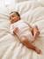 Pack of 3 long-sleeved bodysuits for baby pale pink - vertbaudet enfant 